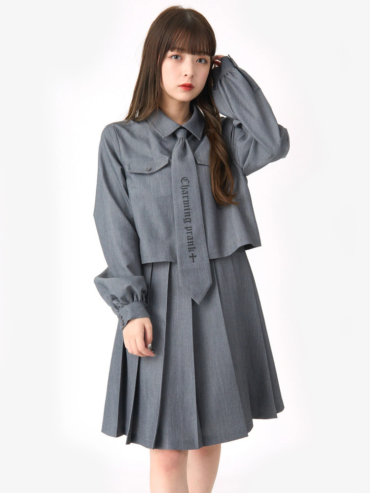 なみ 刺しゅうキャミOP - Jamie エーエヌケー(ジェイミーエーエヌケー)の