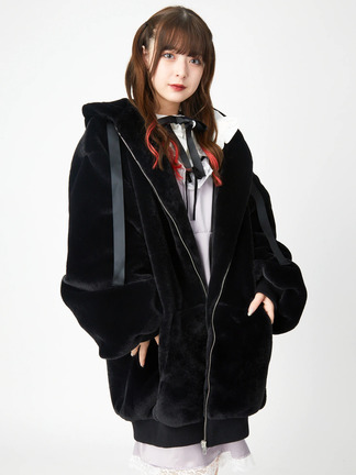 ゴシックロゴファーブルゾン - Jamie エーエヌケー(ジェイミーエー