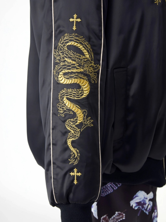 ドラゴン刺繍中綿スカジャン - Jamie エーエヌケー(ジェイミーエー 