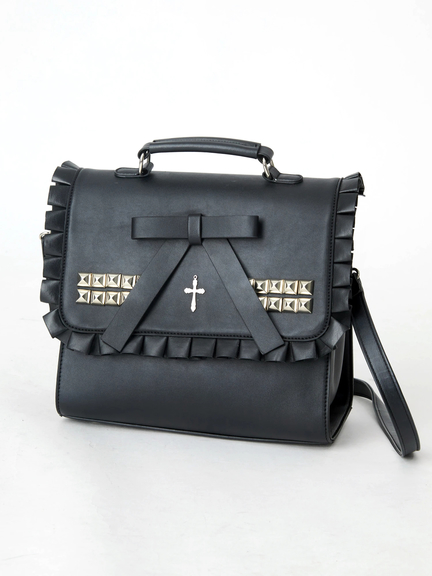 スタッズ合皮BAG(ブラック)