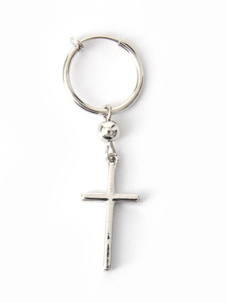 シンプルクロスイヤリング - Jamie エーエヌケー(ジェイミーエー