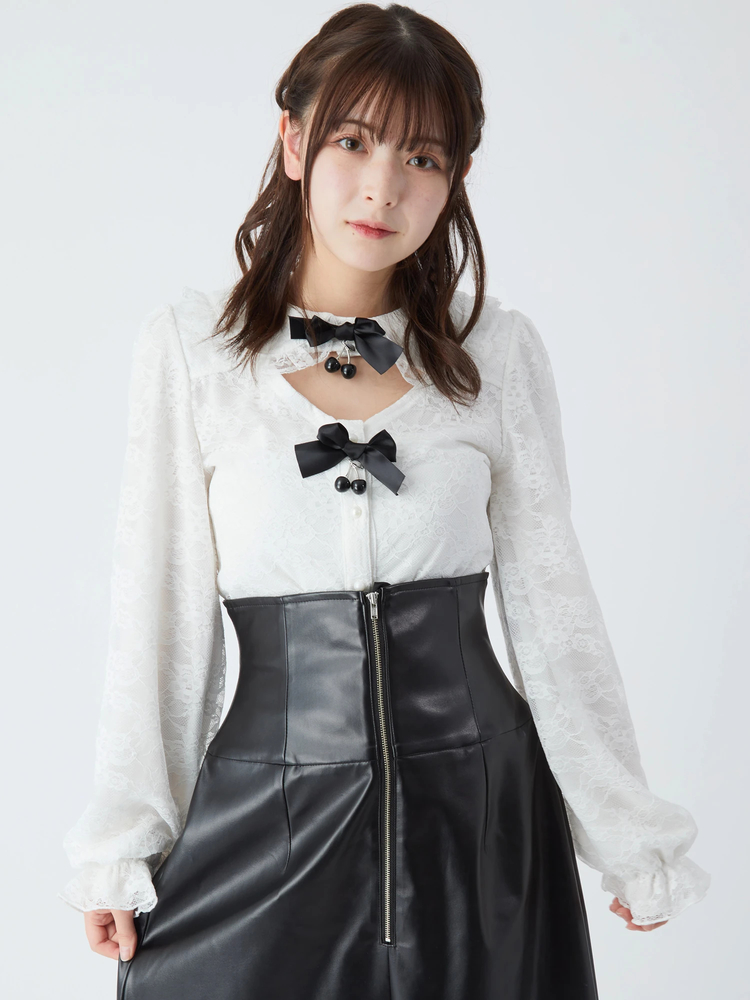 Jamieエーエヌケー☆最新☆新品☆完売☆ブラックチェリーレーストップス☆ ブラックチェリーレースTOPS - Jamie エーエヌケー(ジェイミーエー