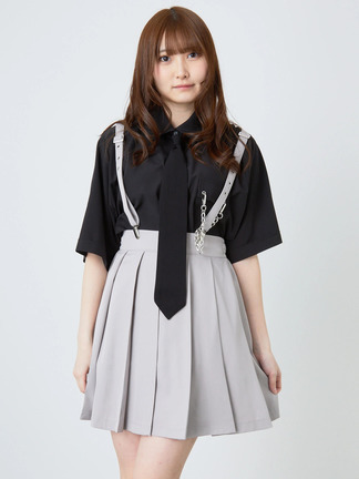 ◉Aa左1011 未使用保管品 スポーツブラ スカートセット XS サス付きプリーツSK - Jamie エーエヌケー(ジェイミーエーエヌケー)の