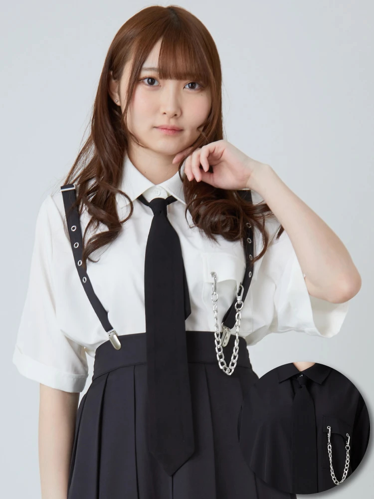 チェーンポケットネクタイゆるシャツ - Jamie エーエヌケー(ジェイミー