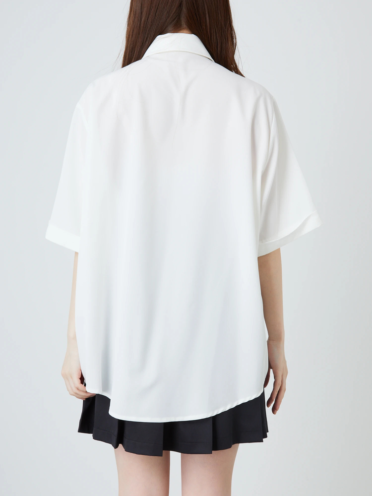 【新品】【人気商品】エーエヌケー jamie ネクタイチェーンシャツ ホワイト ネクタイチェーンシャツ - Jamie エーエヌケー(ジェイミーエー