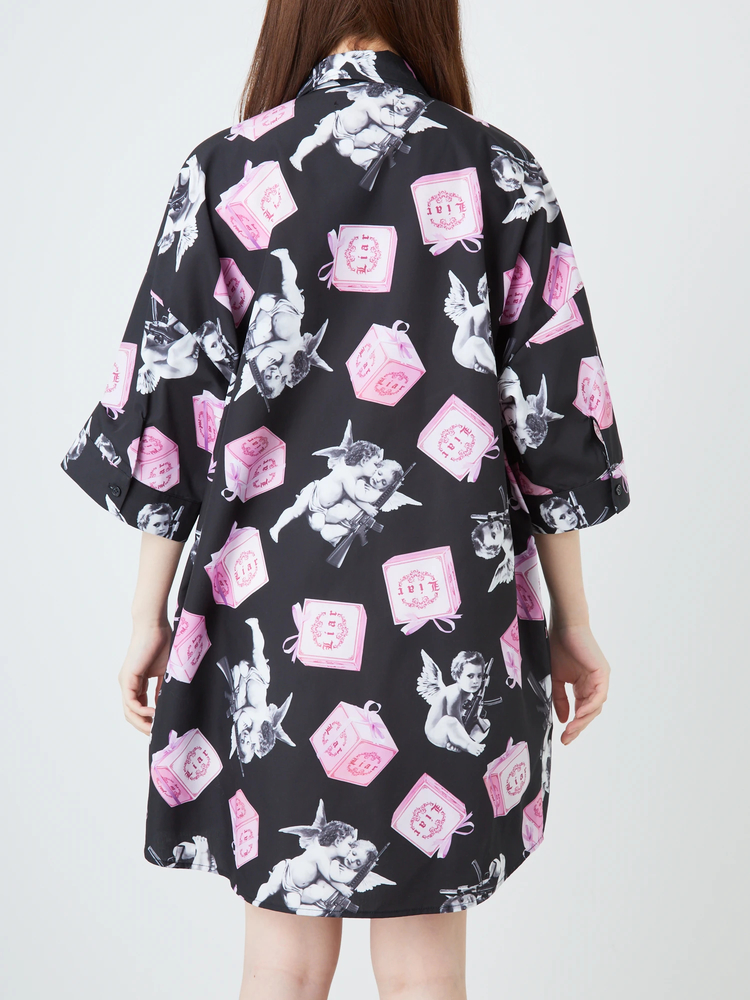 プレゼントBOXプリントBigシャツ - Jamie エーエヌケー(ジェイミーエー