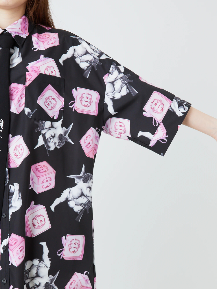 プレゼントBOXプリントBigシャツ - Jamie エーエヌケー(ジェイミーエー