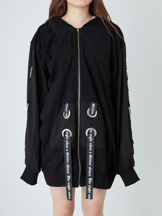 Jamie エーエヌケー Jamieファイヤー特攻服パーカー LOVE×Jamieエー