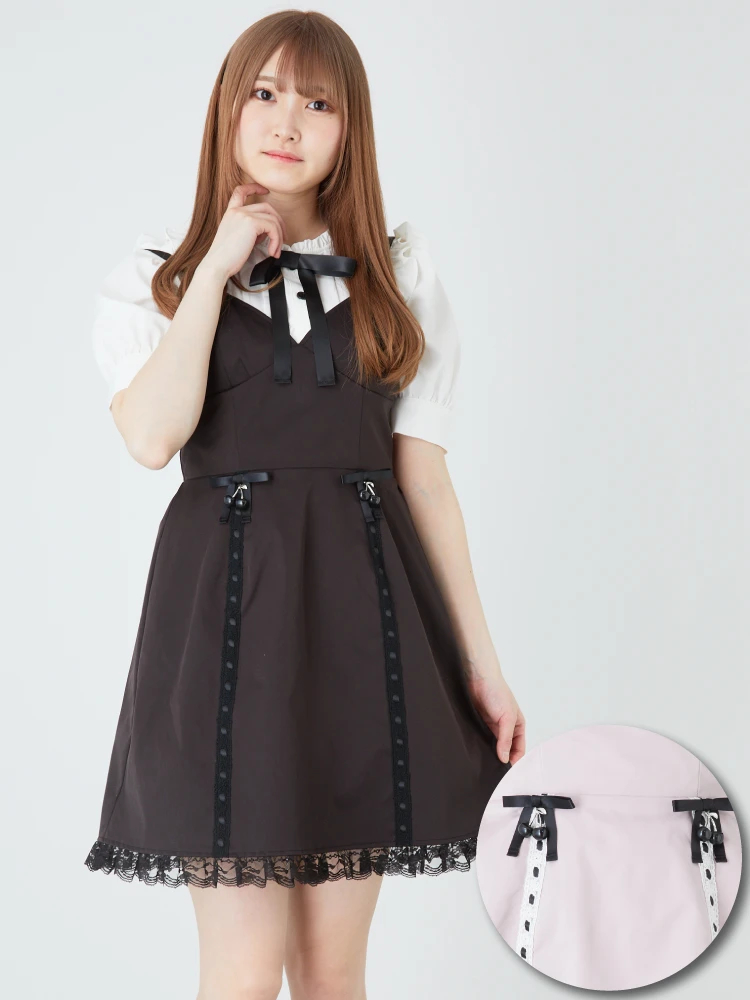 サテンキャミワンピース - Jamie エーエヌケー(ジェイミーエーエヌケー