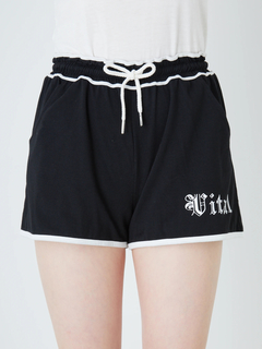 配色カットショートパンツ