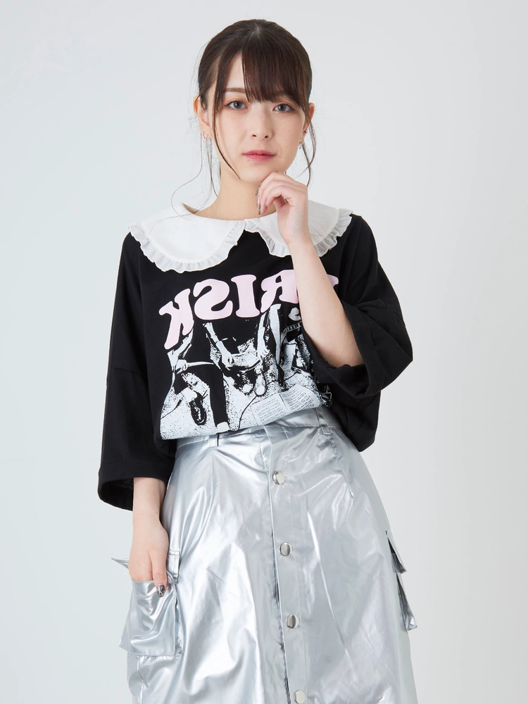 つけ衿付ロックBigTE - Jamie エーエヌケー(ジェイミーエーエヌケー)の