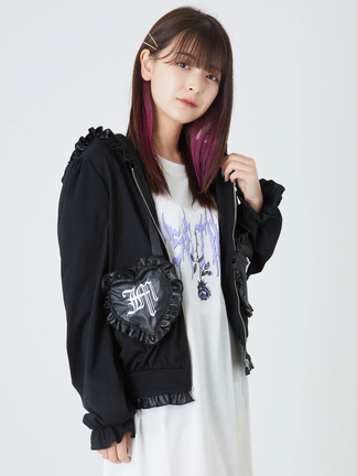 ハートポケットパーカー - Jamie エーエヌケー(ジェイミーエーエヌケー