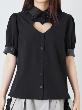 ハート開きブラウス - Jamie エーエヌケー(ジェイミーエーエヌケー)の