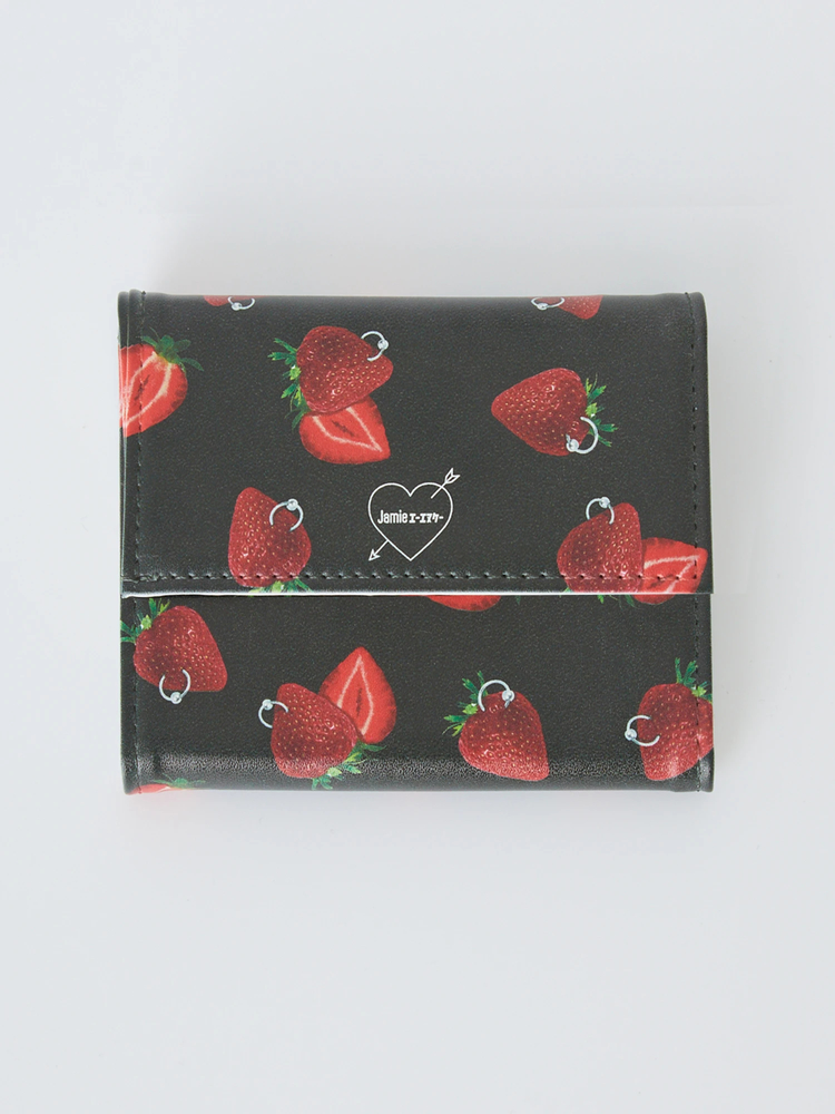 ストロベリープリントミニウォレット - Jamie エーエヌケー(ジェイミー