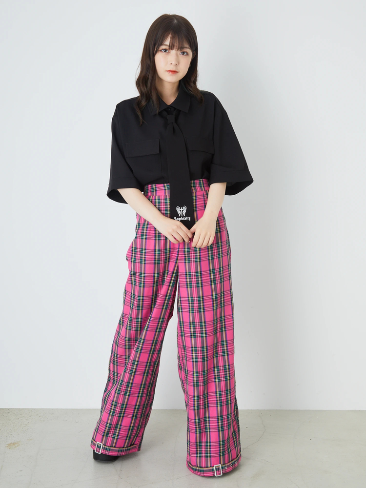 カラフルチェックパンツ - Jamie エーエヌケー(ジェイミーエーエヌケー