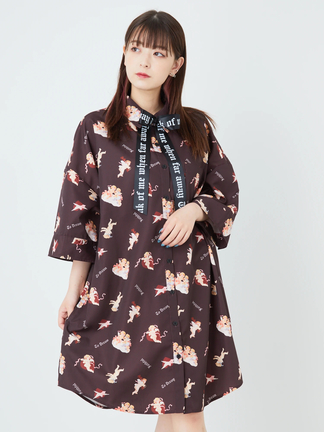 エンジェルプリントBigシャツ - Jamie エーエヌケー(ジェイミーエー