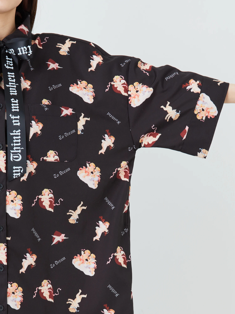 エンジェルプリントBigシャツ - Jamie エーエヌケー(ジェイミーエー