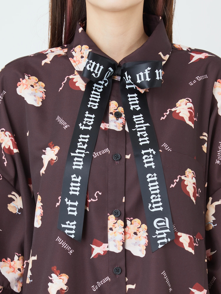 エンジェルプリントBigシャツ - Jamie エーエヌケー(ジェイミーエー