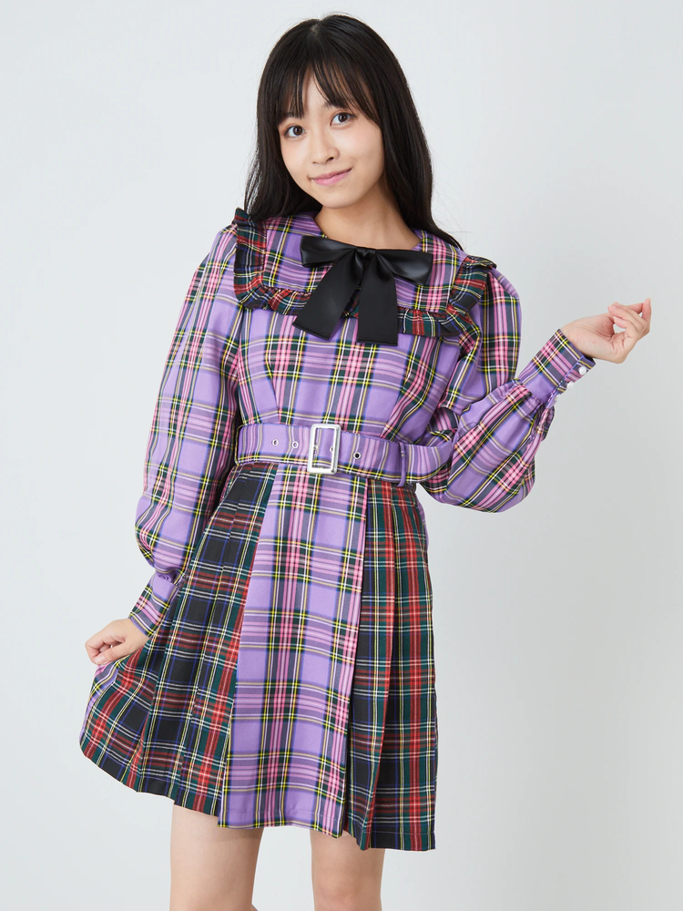 Jamie エーエヌケー ギンガムチェックワンピース　ゴシックワンピース ゴシックお姫様ワンピース - Jamie エーエヌケー(ジェイミーエー