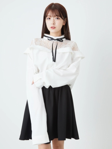 オフショルレースブラウス Jamie エーエヌケー ジェイミーエーエヌケー のシャツ ブラウス ファッション通販 Ailand アイランド