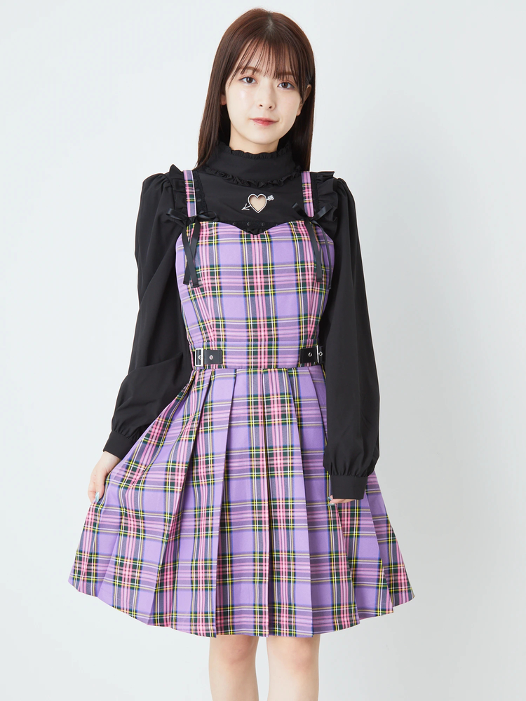 リボンプリーツキャミワンピース - Jamie エーエヌケー(ジェイミーエー