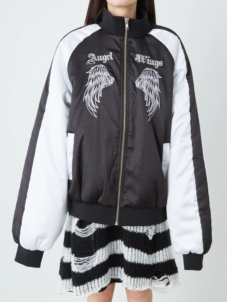 刺繍中綿スカジャン - Jamie エーエヌケー(ジェイミーエーエヌケー)の