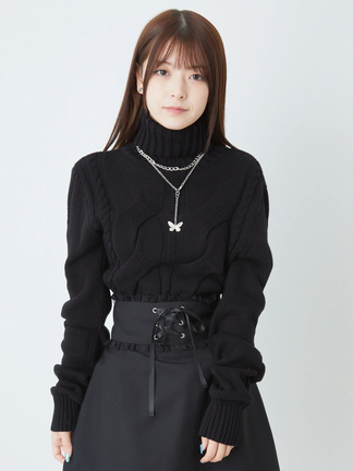 【最終値下げ】ÉPINE PARIS bijou cardigan black 最終値下げ】ÉPINE PARIS bijou cardigan black 【公式通販】