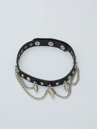 ゴシック合皮チョーカー - Jamie エーエヌケー(ジェイミーエーエヌケー