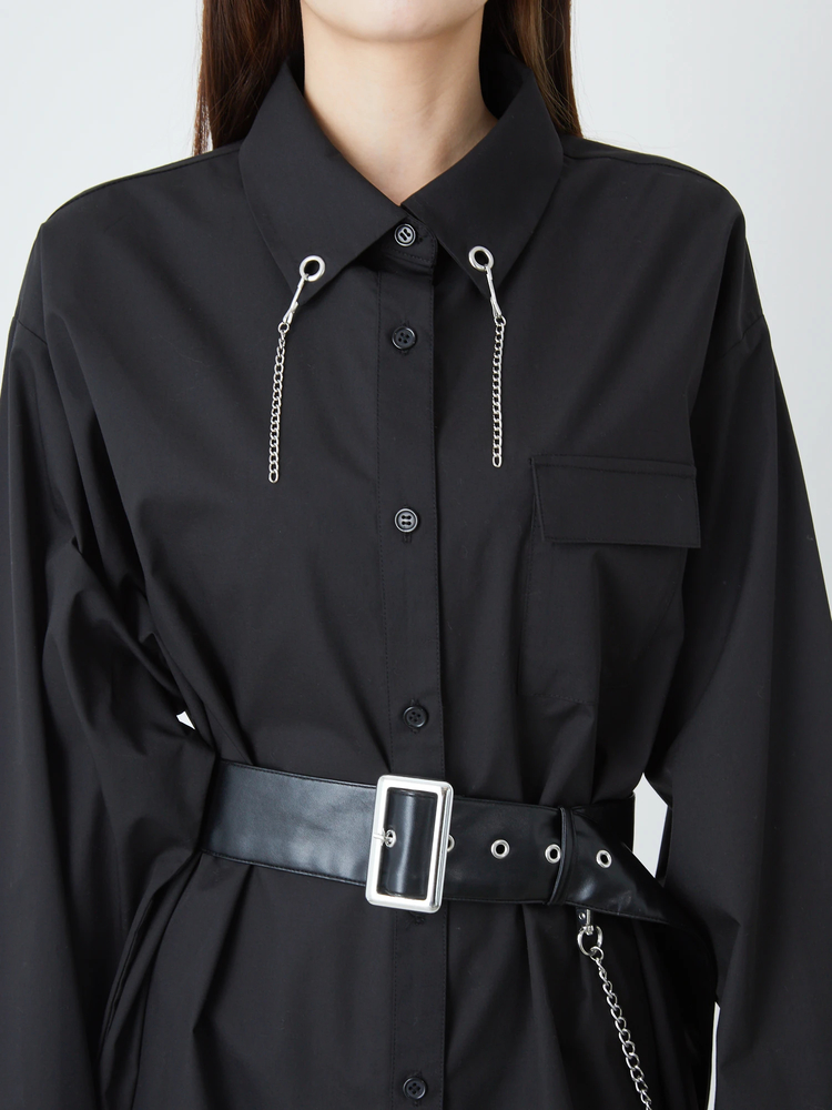 ベルト付きシャツOP - Jamie エーエヌケー(ジェイミーエーエヌケー)の