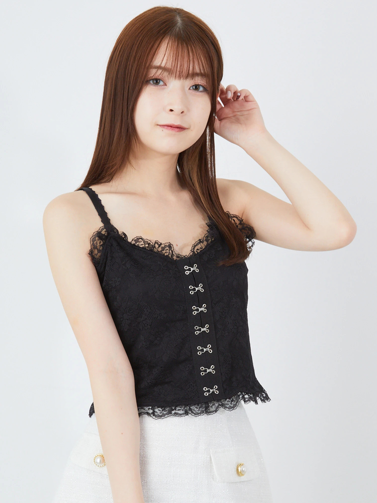 GTH   レース  キャミ   140 GTH レース キャミ 140 GU公式 | GIRLSレースキャミソールセット