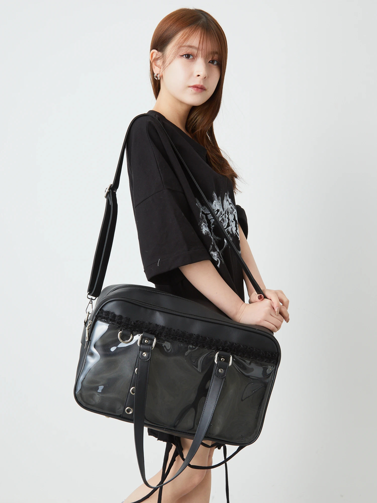 クリアポケット合皮Bag - Jamie エーエヌケー(ジェイミーエーエヌケー
