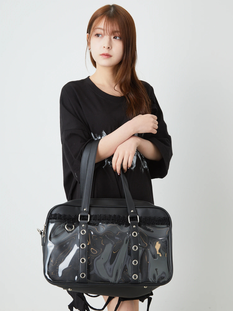 クリアポケット合皮Bag - Jamie エーエヌケー(ジェイミーエー