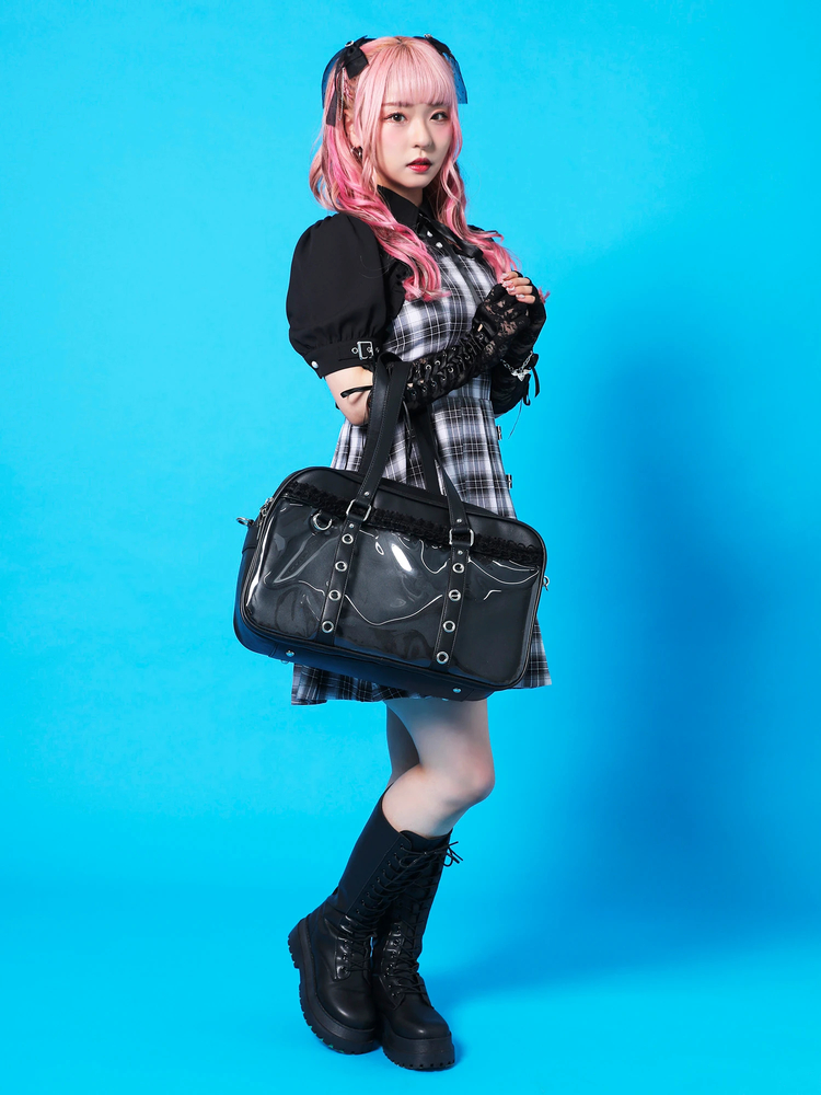 クリアポケット合皮Bag - Jamie エーエヌケー(ジェイミーエーエヌケー