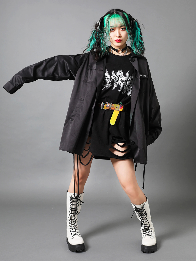 ダメージTe - Jamie エーエヌケー(ジェイミーエーエヌケー)のTシャツ