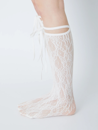リボンレースソックス - Jamie エーエヌケー(ジェイミーエーエヌケー