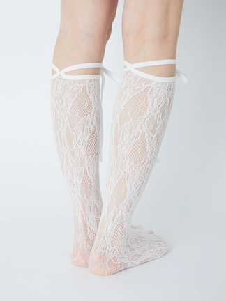 リボンレースソックス - Jamie エーエヌケー(ジェイミーエーエヌケー