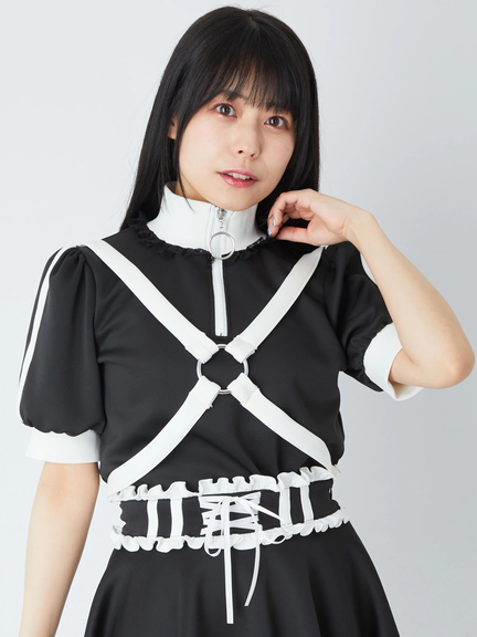 ジャージのトップス(ホワイト)