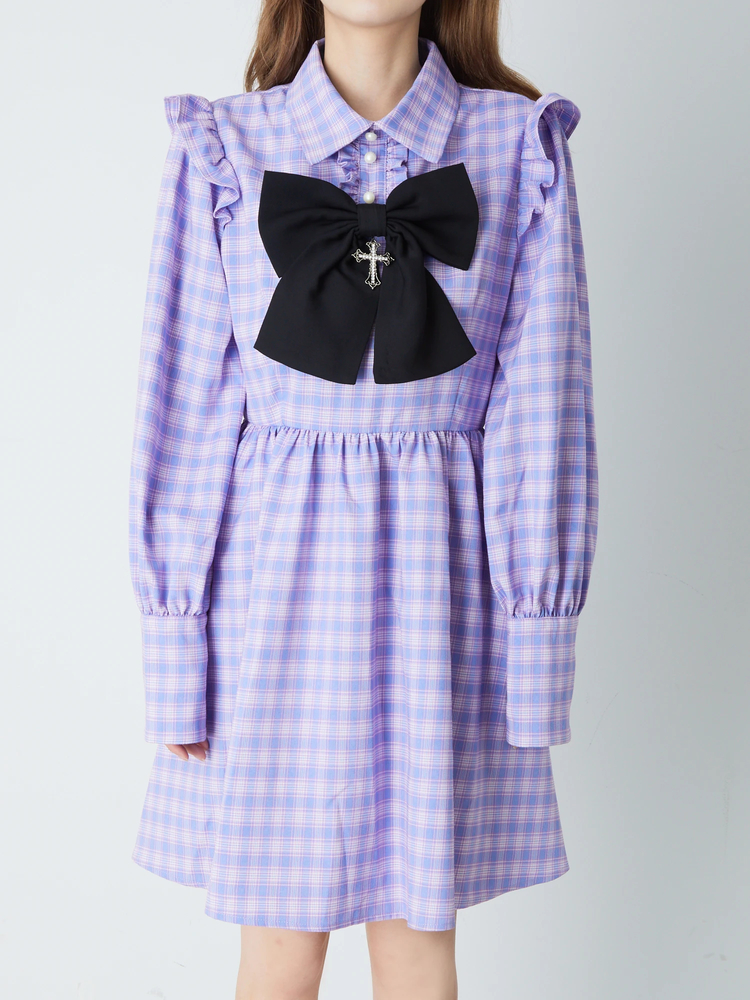 クロスリボンワンピース - Jamie エーエヌケー(ジェイミーエーエヌケー