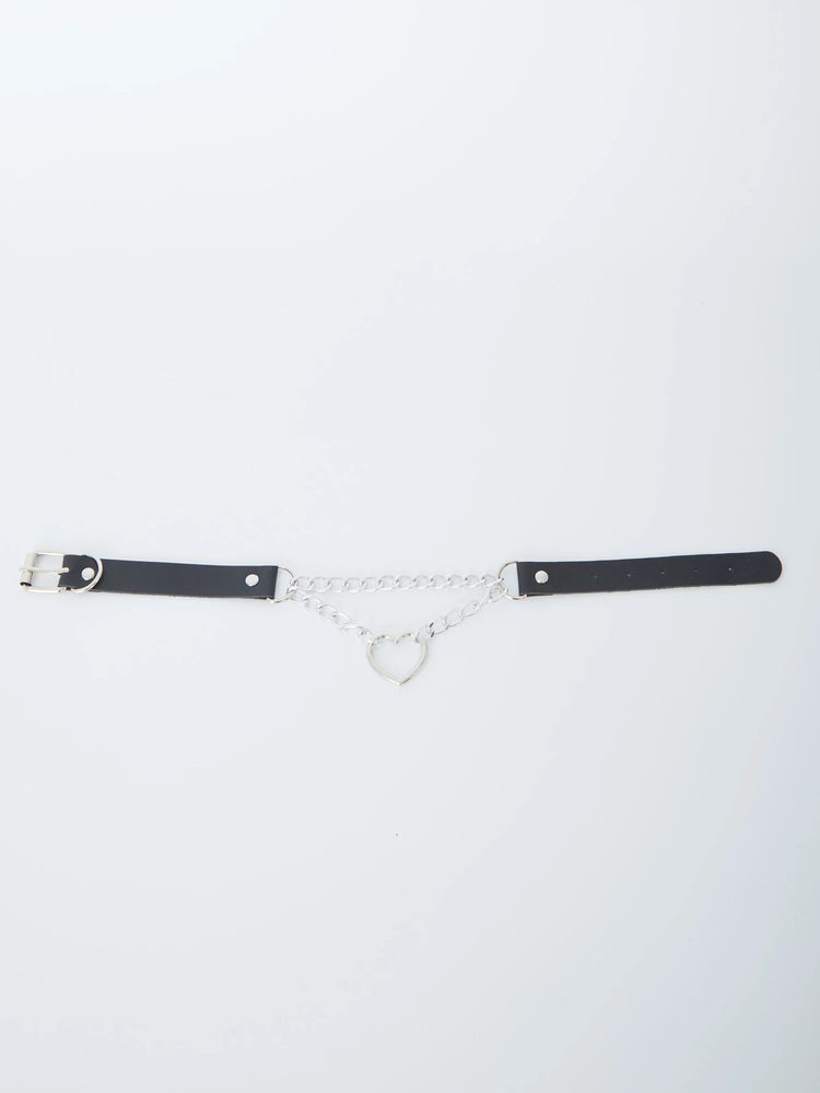 hut.　シルバーチェーンチョーカー basic] ビッグケーブルチェーン トグル シルバー チョーカー