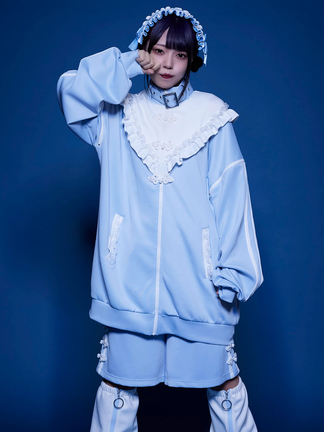 希少　エレッセ　HALFBALL アノラックジャケットL パンツMセット チャイナジャージハーフパンツ - Jamie エーエヌケー(ジェイミーエー