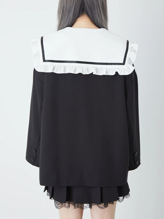 セーラー衿Bigジャケット - Jamie エーエヌケー(ジェイミーエー