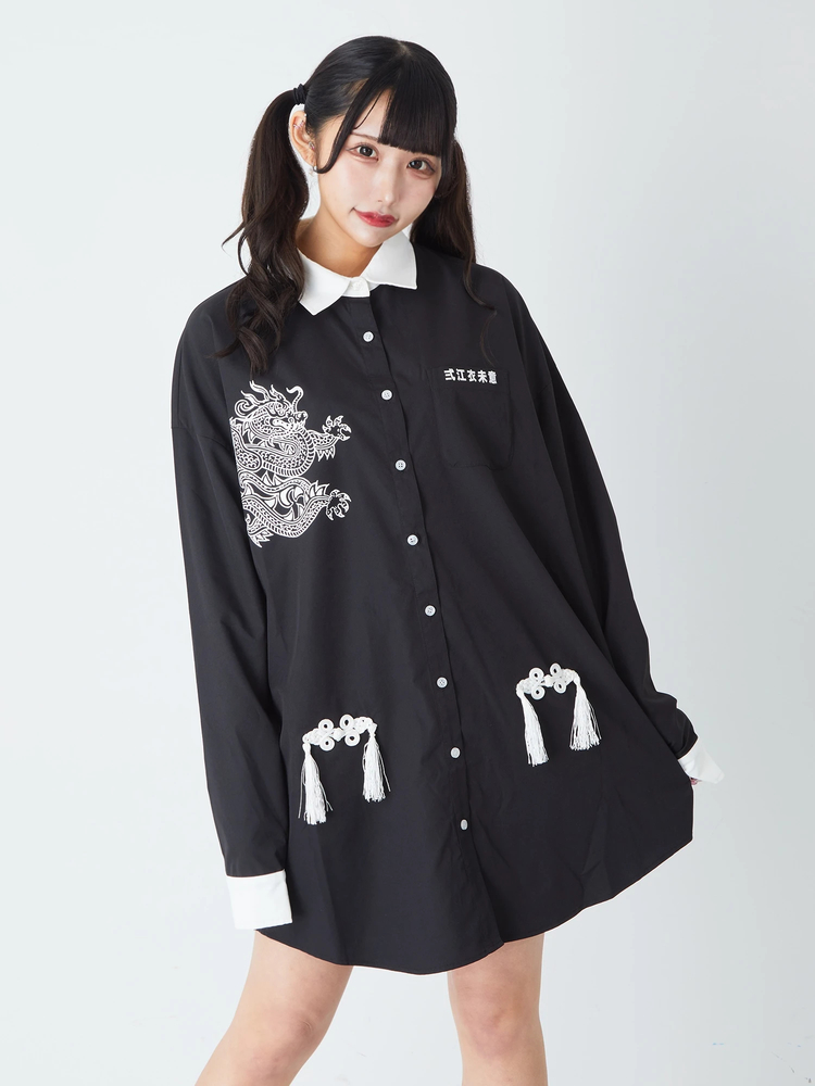 チャイナBigシャツ - Jamie エーエヌケー(ジェイミーエーエヌケー)の