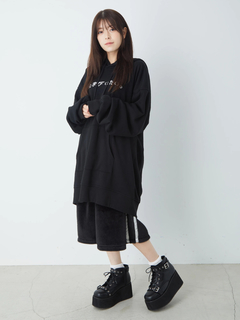 ファーハーフパンツ
