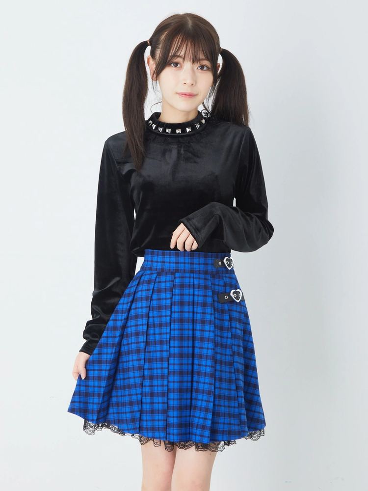 ハートバックルプリーツスカート - Jamie エーエヌケー(ジェイミーエー