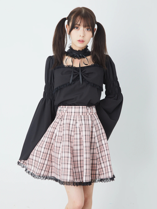 地雷 マーズ ブラウス スカート ジェイミーエーエヌケー セットアップ ❤︎ ベルトフレアスカート - Jamie エーエヌケー(ジェイミーエー
