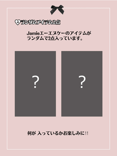 2023年 Jamieエーエヌケー HappyBag