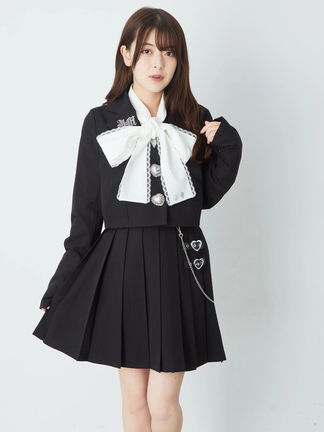 ♡A♡ページ ハートベルトチェーンプリーツSK - Jamie エーエヌケー
