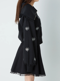 Re♥Twinkle ハーフジップハートTOPS