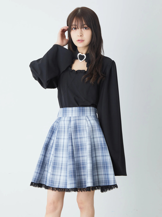 裾レースフレアSK - Jamie エーエヌケー(ジェイミーエーエヌケー)の