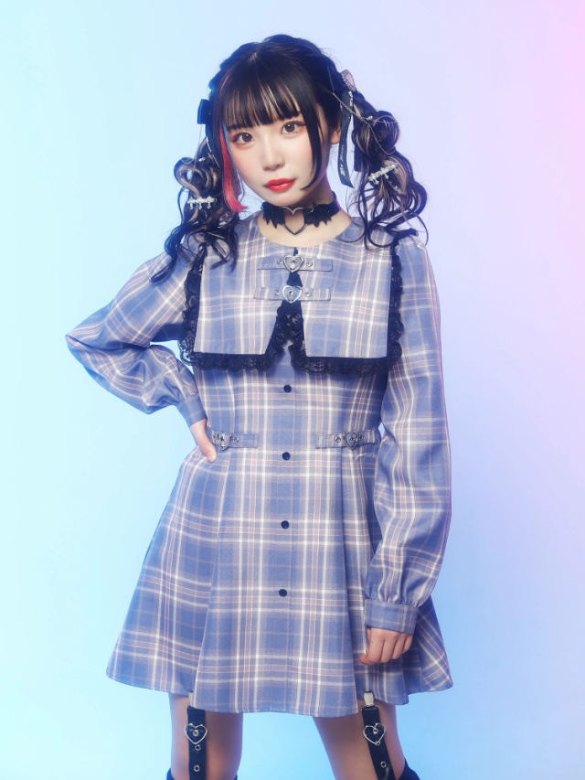 スクエアカラーハートベルトOP - Jamie エーエヌケー(ジェイミーエー  